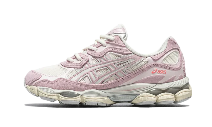 asics gel nyc rose blanc