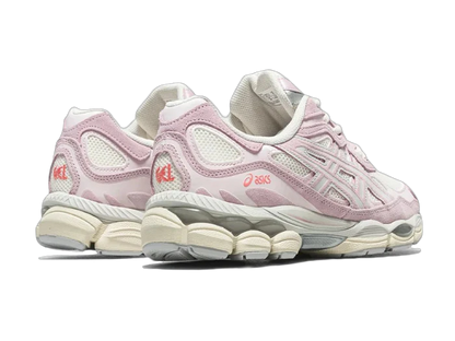 asics gel nyc rose blanc